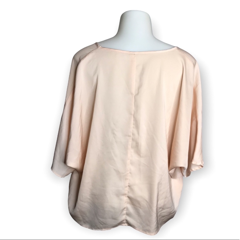 Alice Moon | Pink Low Cut Plunge Chest Loose fit Blouse • - Picture 6 of 8
